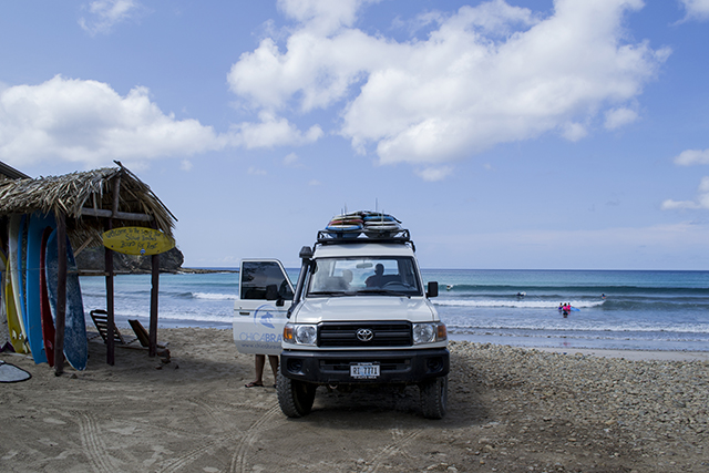 Surfing in Nicaragua