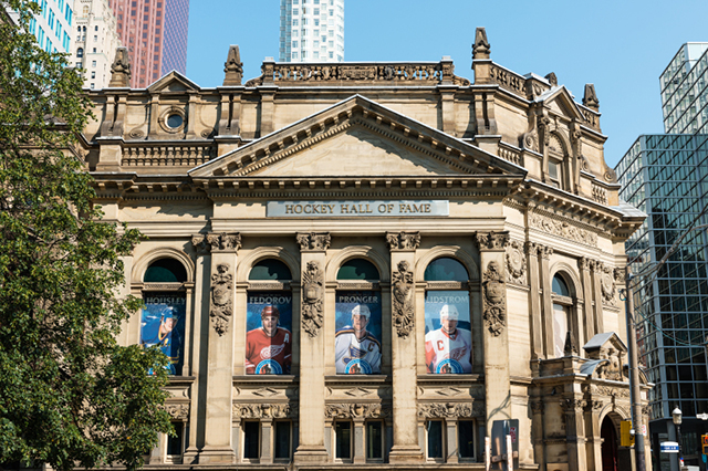 The Hockey Hall of Fame and Museum in Toronto